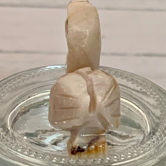 Soapstone Duck Miniature Figurine Carving Crystal Healing Animal Pocket Pet 1.5" - Picture 7 of 8